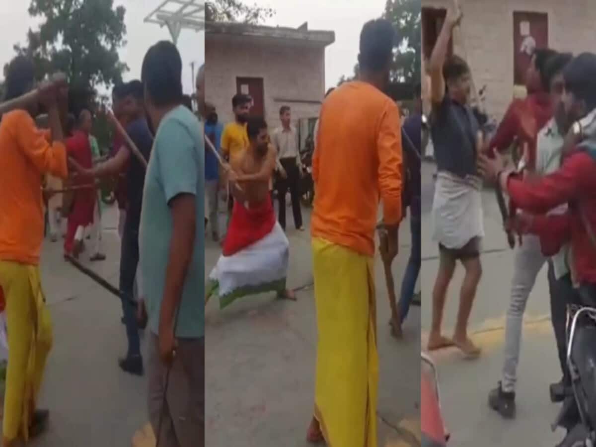पुजारी-कर्मचारियों और श्रद्धालुओं के बीच मारपीट, हरिद्वार सिद्धपीठ दक्षिण काली मंदिर में लाठी-डंडों से पीटा VIDEO पुजारी-कर्मचारियों और श्रद्धालुओं के बीच मारपीट, हरिद्वार सिद्धपीठ दक्षिण काली मंदिर में लाठी-डंडों से पीटा VIDEO