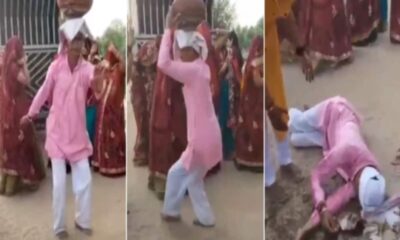 भांजे की शादी में सिर पर मटकी रखकर झूम रहा था मामा, अचानक गिरा और हो गई मौत; VIDEO
