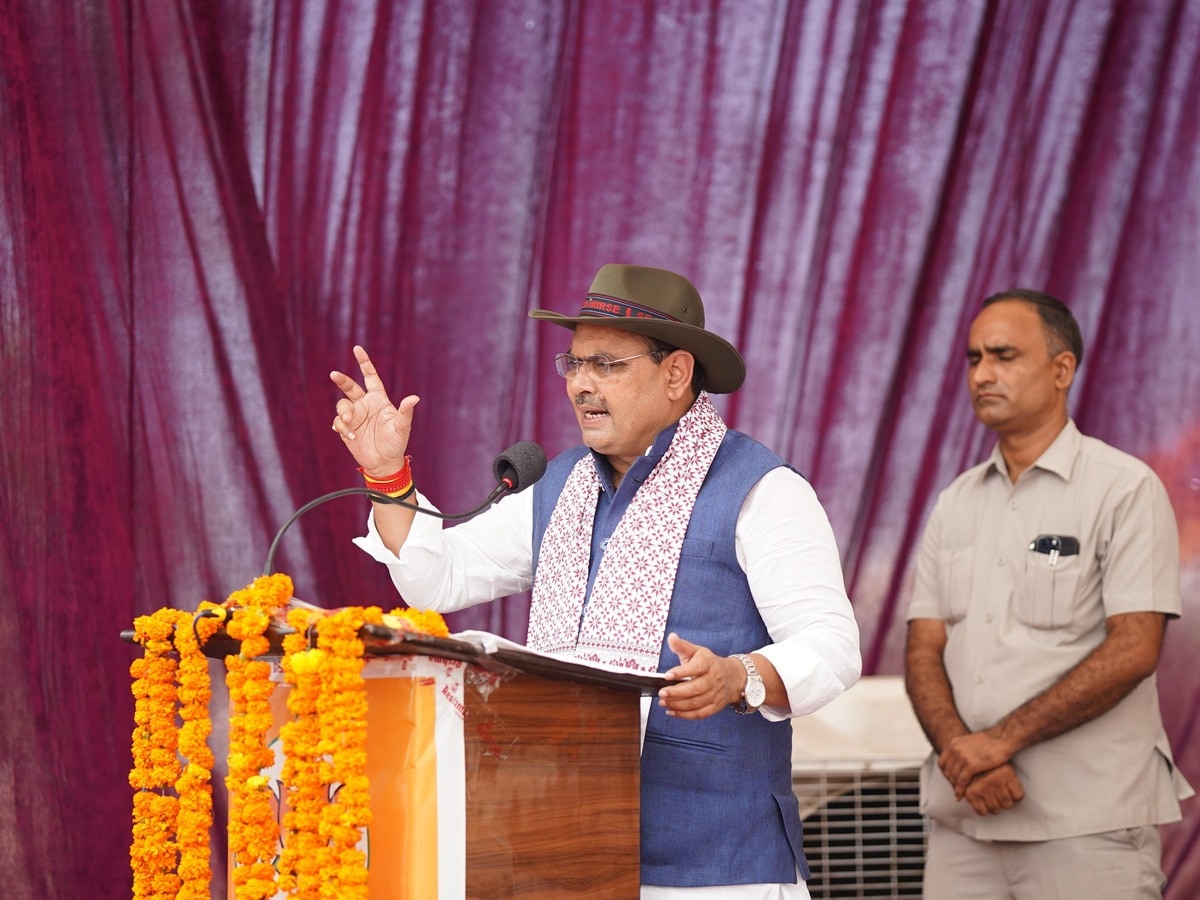 हरियाणा चुनाव प्रचार में भजनलाल शर्मा की एंट्री, कांग्रेस पर तीखा हमला हरियाणा चुनाव प्रचार में भजनलाल शर्मा की एंट्री, कांग्रेस पर तीखा हमला
