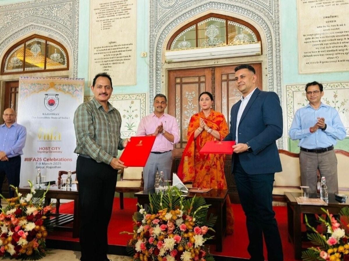 जयपुर में होगा आईफा 2025 अवॉर्ड शो, दीया कुमारी की मौजूदगी में एग्रीमेंट, जयपुर में होगा आईफा 2025 अवॉर्ड शो, दीया कुमारी की मौजूदगी में एग्रीमेंट,