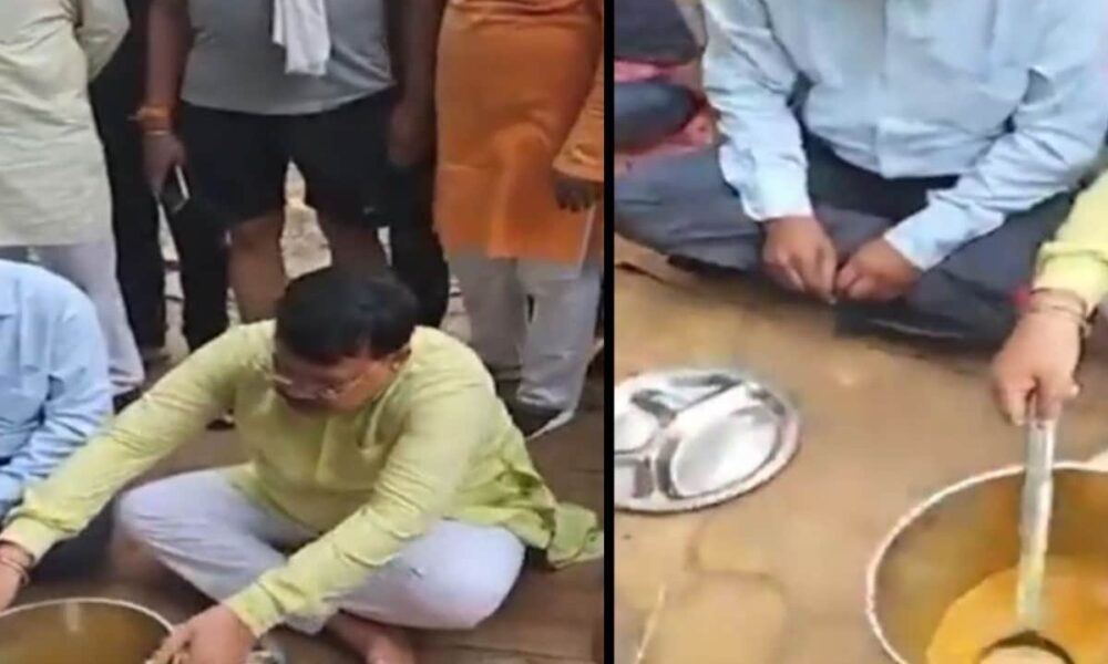 आलू की सब्जी में आलू ढूंढते रह गए मंत्री, मिड डे मील की हालत देख हैरान