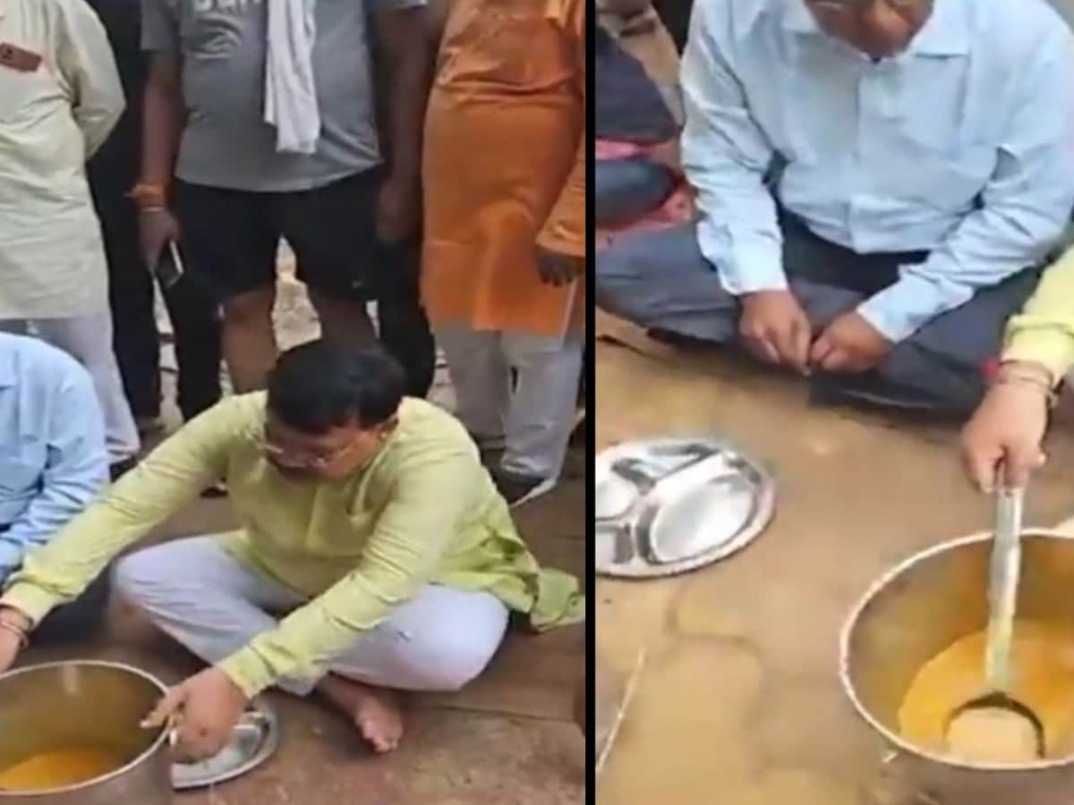 आलू की सब्जी में आलू ढूंढते रह गए मंत्री, मिड डे मील की हालत देख हैरान आलू की सब्जी में आलू ढूंढते रह गए मंत्री, मिड डे मील की हालत देख हैरान