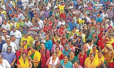 सुन लो! दिल्ली-देहरादून, हमें चाहिए भू-कानून, स्वाभिमान महारौली में सरकार को ललकारा