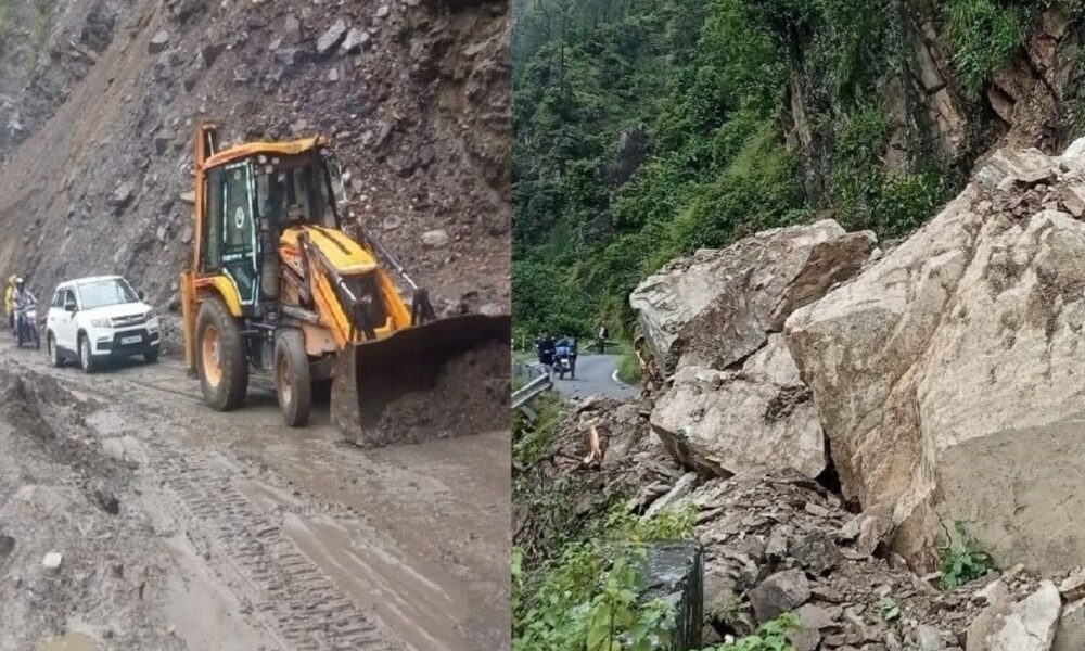 भारी बारिश के बीच भूस्खलन से 435 सड़कों पर ट्रैफिक बंद, पौड़ी जिले में हालात खराब; यात्रियों की रोड पर गुजरी रात