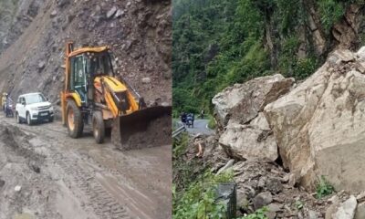 भारी बारिश के बीच भूस्खलन से 435 सड़कों पर ट्रैफिक बंद, पौड़ी जिले में हालात खराब; यात्रियों की रोड पर गुजरी रात