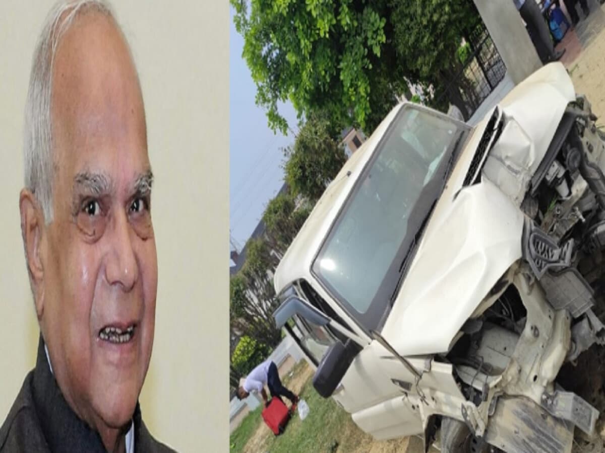 पंजाब गवर्नर के साथ हादसा, काफिले की गाड़ी का फटा टायर; तीन जवान घायल पंजाब गवर्नर के साथ हादसा, काफिले की गाड़ी का फटा टायर; तीन जवान घायल