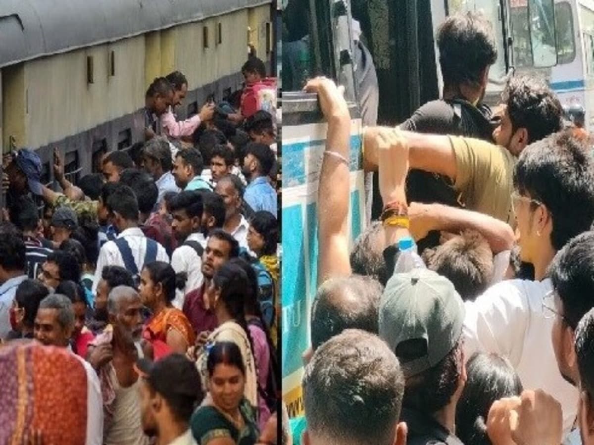 त्योहारी सीजन में ट्रेनें कैंसिल-16 घंटे तक लेट, रोडवेज बसों में सीटें भी फुल