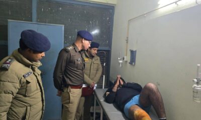 नशे की खेप लेकर जा रहे तस्कर ने पुलिस पर किया फायर, जवाबी कार्रवाई में हुआ घायल।