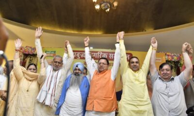मुख्यमंत्री पुष्कर सिंह धामी ने कुरूक्षेत्र से भाजपा प्रत्याशी नवीन जिन्दल के पक्ष में प्रबुद्ध नागरिक सम्मेलन में किया प्रतिभाग, कहा राष्ट्रीय हित में कड़े फैसले ले सकती है भाजपा सरकार।