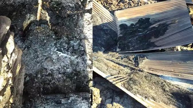 उत्तरकाशी के गोरसाली गांव में गौशाला में आग लगने से 7 पशुओं की की जिंदा जलने से मौत। उत्तरकाशी के गोरसाली गांव में गौशाला में आग लगने से 7 पशुओं की की जिंदा जलने से मौत।