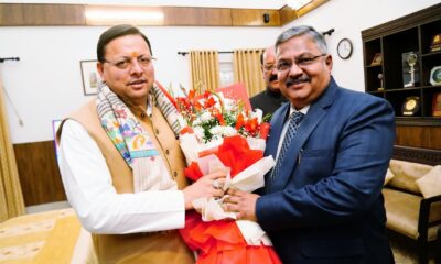 मुख्यमंत्री पुष्कर सिंह धामी ने नवनियुक्त मुख्य न्यायाधीश गुहानाथन नरेंद्र को दी शुभकामनाएं।