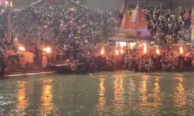 हरिद्वार में सोमावती अमावस्या पर श्रद्धालुओं की भारी भीड़, पुलिस ने किये सुरक्षा इंतजाम पुख्ता।