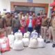 नशे के खिलाफ पुलिस की बड़ी कार्रवाई, 127 किलो गांजे के साथ 4 नशा तस्कर गिरफ्तार।