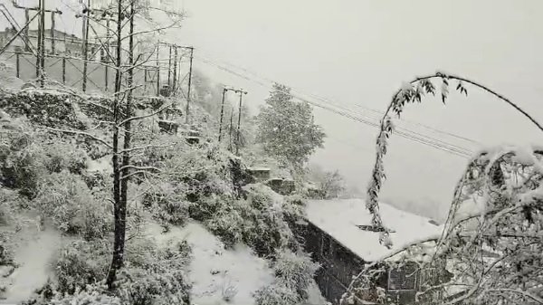 उत्तराखंड में बदला मौसम का मिजाज, चारों धामों सहित हर्षिल घाटी में सीजन की पहली बर्फबारी। उत्तराखंड में बदला मौसम का मिजाज, चारों धामों सहित हर्षिल घाटी में सीजन की पहली बर्फबारी।
