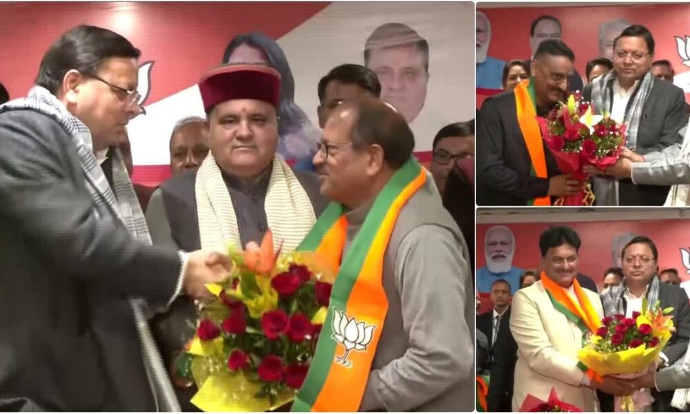 निकाय चुनाव से पहले उत्तराखंड कांग्रेस को बड़ा झटका, तीन कांग्रेसी नेता बीजेपी में शामिल….