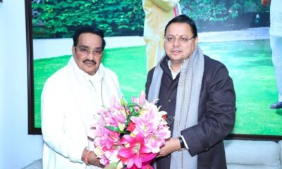 मुख्यमंत्री पुष्कर सिंह धामी ने की केंद्रीय जल शक्ति मंत्री से शिष्टाचार भेंट, जल विद्युत परियोजनाओं की स्वीकृति का किया अनुरोध।