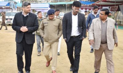 जिला निर्वाचन अधिकारी और पुलिस अधीक्षक ने किया मतगणना स्थल का निरीक्षण, सुरक्षा व्यवस्थाओं का लिया जायजा।