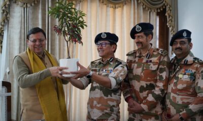मुख्यमंत्री पुष्कर सिंह धामी से आईटीबीपी के अधिकारियों की मुलाकात, नव वर्ष की शुभकामनाएं और समसामयिक विषयों पर चर्चा।