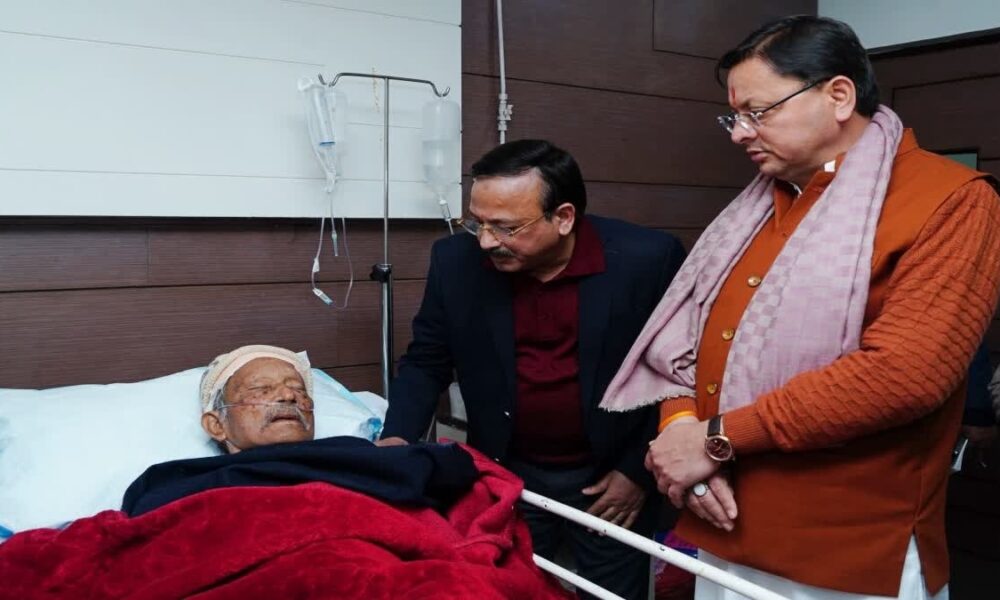 पूर्व मुख्यमंत्री बीसी खंडूड़ी की ब्रेन सर्जरी सफल, सीएम धामी ने अस्पताल पहुंच जाना हाल चाल…