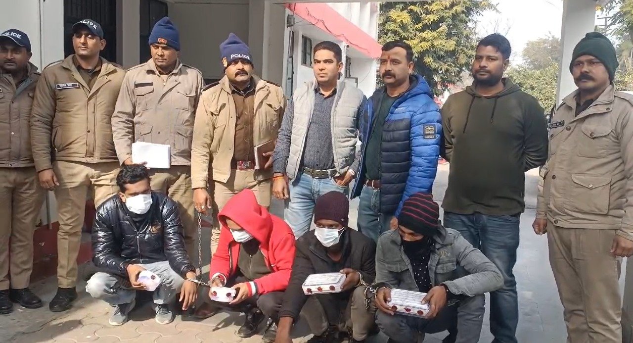 लालकुआं पुलिस और एसओजी की संयुक्त कार्रवाई, 60 नशीले इंजेक्शन और 52 ग्राम स्मैक के साथ 4 तस्कर गिरफ्तार…