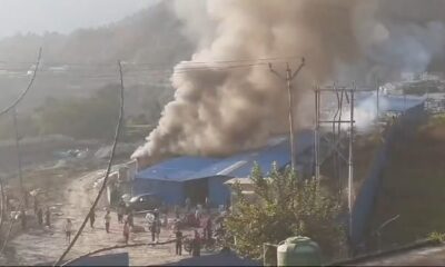 मलेथा में निर्माणाधीन रेलवे प्रोजेक्ट के साइट पर सिलेंडर ब्लास्ट से हड़कंप, कर्मचारियों के हट्स जलकर खाक…