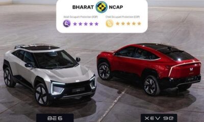 Bharat NCAP में महिंद्रा BE 6 और XEV 9e का क्रैश टेस्ट, दोनों ने हासिल की 5-स्टार रेटिंग…