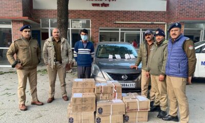 हरिद्वार पुलिस ने नगर निकाय चुनाव के मद्देनजर शराब की बड़ी खेप पकड़ी, आरोपी गिरफ्तार।