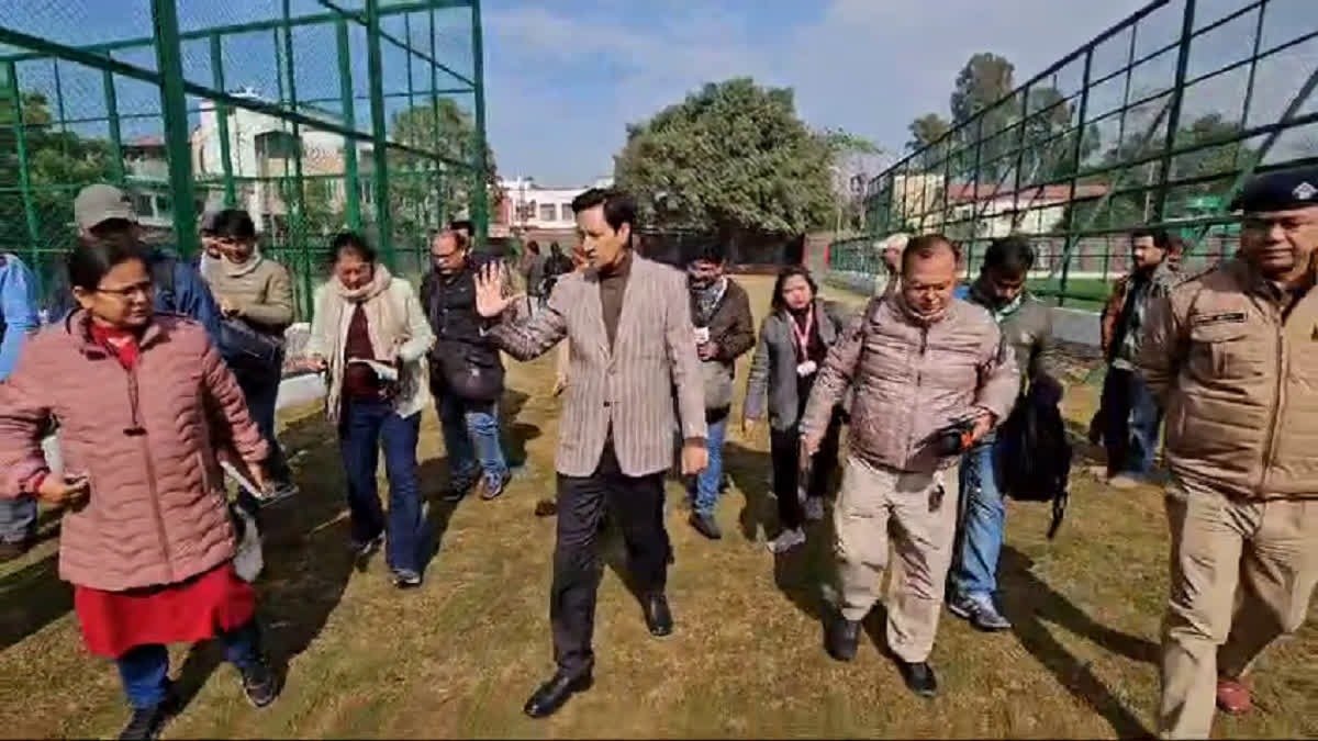 38वें राष्ट्रीय खेलों की तैयारी जोरों पर, कुमाऊं कमिश्नर दीपक रावत ने अंतरराष्ट्रीय स्टेडियम का किया स्थलीय निरीक्षण… 38वें राष्ट्रीय खेलों की तैयारी जोरों पर, कुमाऊं कमिश्नर दीपक रावत ने अंतरराष्ट्रीय स्टेडियम का किया स्थलीय निरीक्षण…