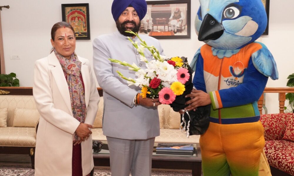 राज्यपाल गुरमीत सिंह से कैबिनेट मंत्री रेखा आर्या ने की शिष्टाचार भेंट, 38वें राष्ट्रीय खेलों के लिए दिया निमंत्रण…