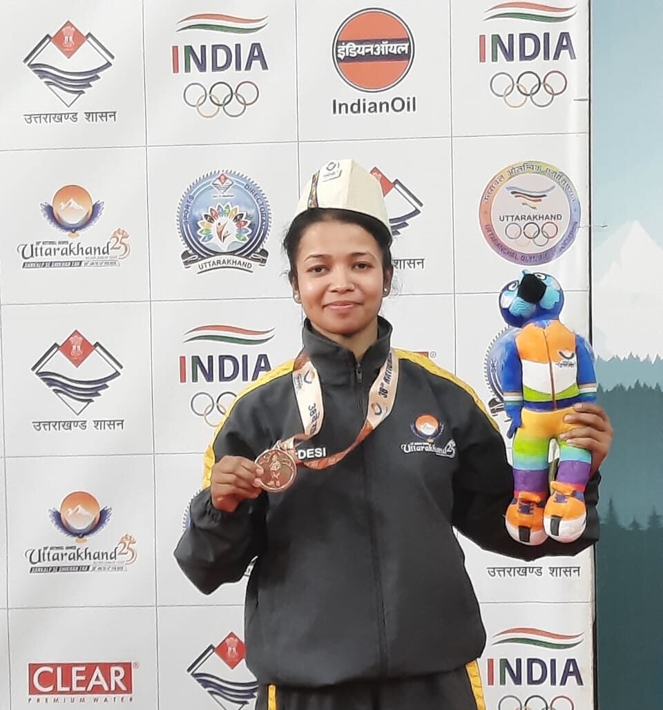 38वें नेशनल गेम्स में उत्तराखंड ने वूशु से खोला खाता, ज्योति वर्मा ने जीता ब्रॉन्ज… 38वें नेशनल गेम्स में उत्तराखंड ने वूशु से खोला खाता, ज्योति वर्मा ने जीता ब्रॉन्ज…
