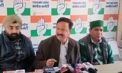 कांग्रेस प्रदेश अध्यक्ष करन माहरा की प्रेस वार्ता, राज्य की कानून व्यवस्था पर उठाए सवाल…