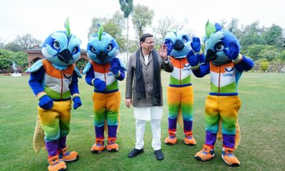 38वें राष्ट्रीय खेलों में ‘मौली’ ने जीता सबका दिल, समापन के बाद सीएम आवास पर हुआ स्वागत…