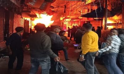 हरिद्वार के मोती बाजार में हैंडीक्राफ्ट्स दुकान में लगी भीषण आग, लाखों का सामान जलकर राख…