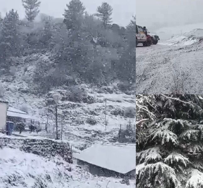 पहाड़ों पर फिर छाई बर्फ की सफेद चादर, इन जिलों में बर्फबारी और बारिश की संभावना…
