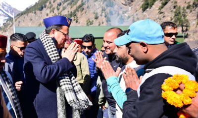 उत्तरकाशी पहुंचे मुख्यमंत्री धामी, विधायक और क्षेत्र की जनता ने किया गर्मजोशी से अभिवादन…