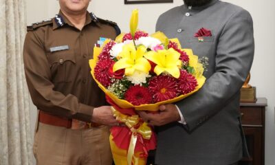 डीजीपी दीपम सेठ ने राज्यपाल लेफ्टिनेंट जनरल गुरमीत सिंह से की शिष्टाचार भेंट , कानून व्यवस्था पर हुई चर्चा….