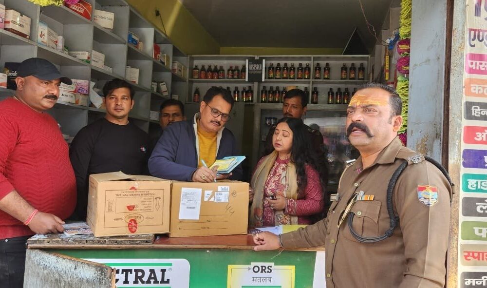 हरिद्वार में मेडिकल स्टोर पर ANTF टीम की ताबड़तोड़ कार्रवाई, बड़ी मात्रा में नशीली दवाइयां बरामद…