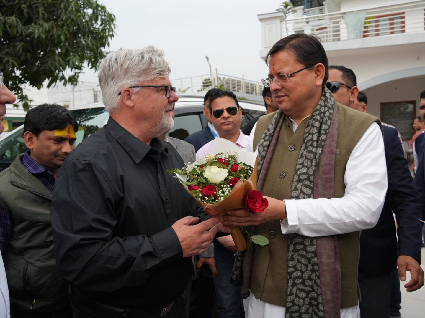 मुख्यमंत्री पुष्कर सिंह धामी से न्यूजीलैंड डेलिगेशन की शिष्टाचार भेंट, पशुपालन योजना पर हुई चर्चा… मुख्यमंत्री पुष्कर सिंह धामी से न्यूजीलैंड डेलिगेशन की शिष्टाचार भेंट, पशुपालन योजना पर हुई चर्चा…