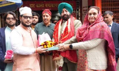 राज्यपाल गुरमीत सिंह ने माँ डाट काली मंदिर में की पूजा, प्रदेशवासियों के सुख और समृद्धि की प्रार्थना….