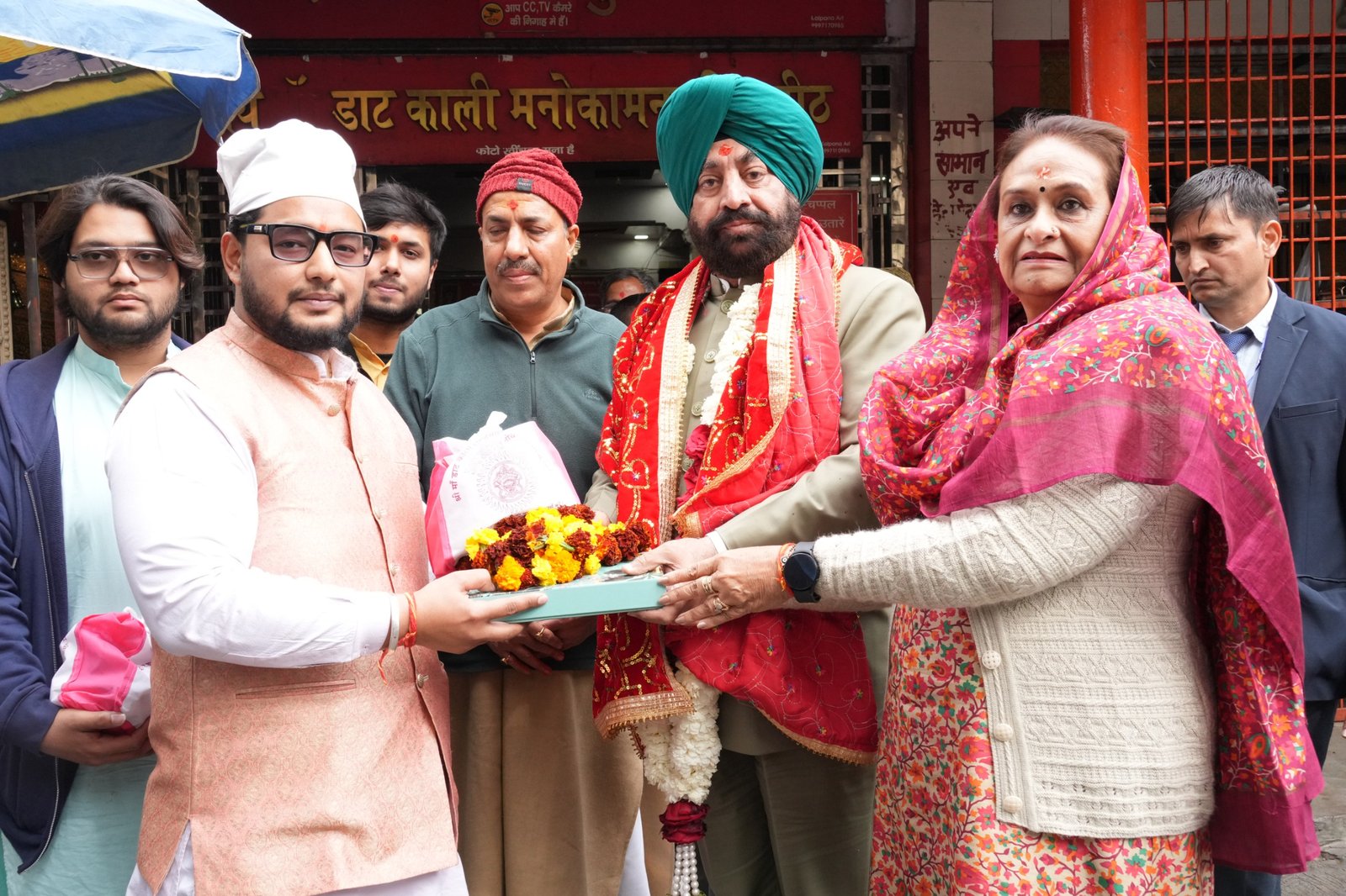 राज्यपाल गुरमीत सिंह ने माँ डाट काली मंदिर में की पूजा, प्रदेशवासियों के सुख और समृद्धि की प्रार्थना….