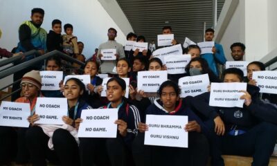 38वें नेशनल गेम्स में ताइक्वांडो खिलाड़ियों का विरोध प्रदर्शन, कोच बहाली की उठी मांग…