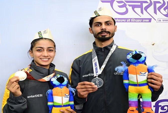 उत्तराखंड का वुशु में शानदार प्रदर्शन , दो पदक जीतकर स्वर्ण की दिशा में कदम बढ़ाए…. उत्तराखंड का वुशु में शानदार प्रदर्शन , दो पदक जीतकर स्वर्ण की दिशा में कदम बढ़ाए….
