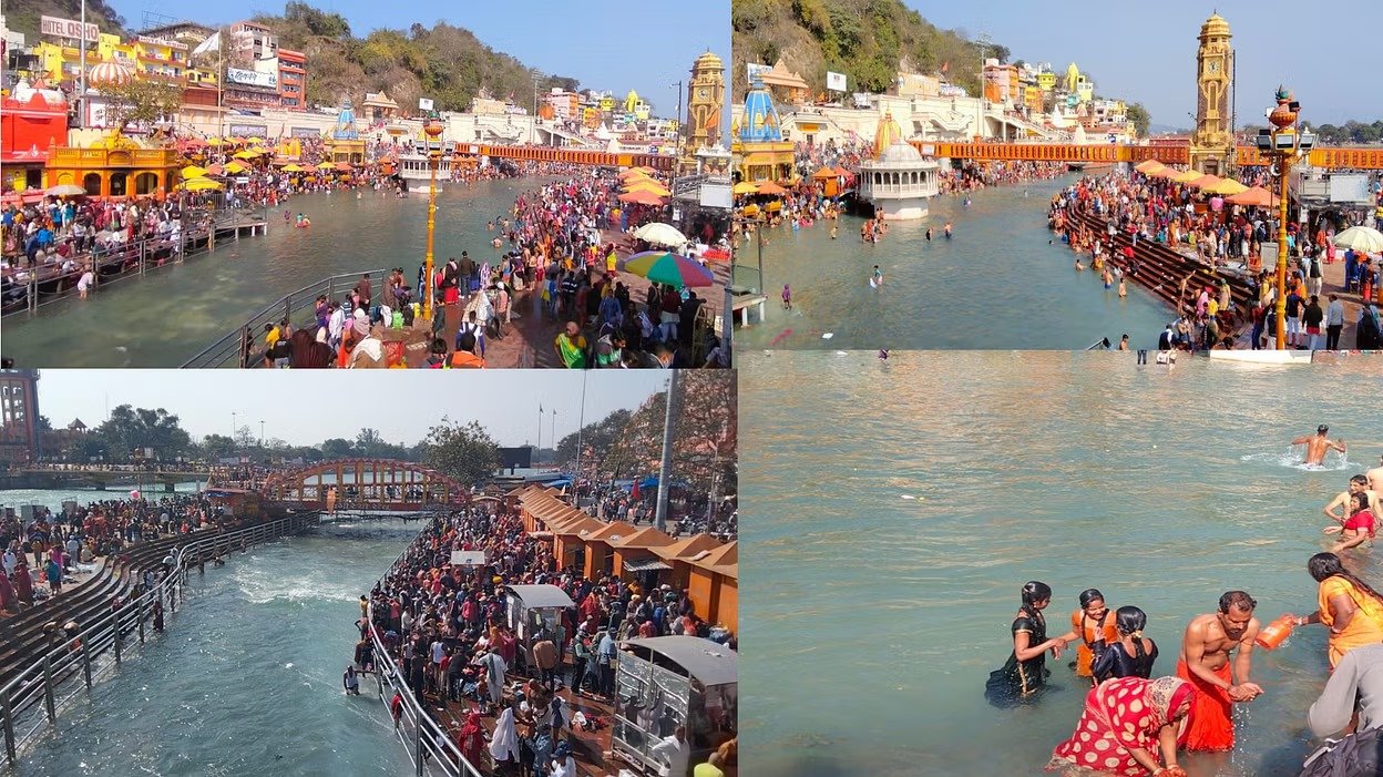 हरिद्वार में माघ पूर्णिमा पर गंगा स्नान ,श्रद्धालुओं का उमड़ा सैलाब….. हरिद्वार में माघ पूर्णिमा पर गंगा स्नान ,श्रद्धालुओं का उमड़ा सैलाब…..