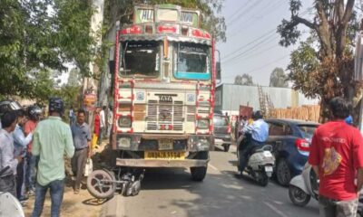 हल्द्वानी में भीषण सड़क हादसा , ट्रक ने बाइक को कुचला , तीन की मौत…..