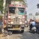 हल्द्वानी में भीषण सड़क हादसा , ट्रक ने बाइक को कुचला , तीन की मौत…..