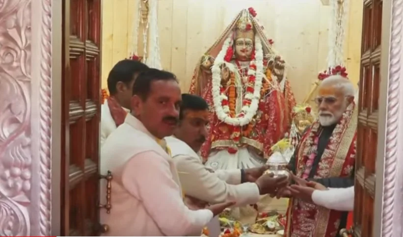 उत्तरकाशी पहुँचे पीएम मोदी , गंगा मंदिर में की विशेष पूजा अर्चना…..