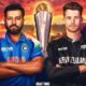 ICC Champions Trophy 2025 का फाइनल मुकाबला कल , भारत और न्यूजीलैंड के बीच होगी खिताबी जंग…..