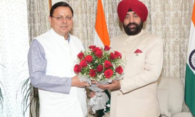 सीएम धामी ने राजभवन में राज्यपाल से की भेंट , प्रदेश के विभिन्न विषयों पर की चर्चा…..
