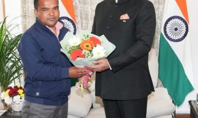 राज्यपाल से मिले चमोली के मत्स्य पालन उद्यमी मोहन सिंह बिष्ट , ट्राउट मछली पालन को बढ़ावा देने पर की चर्चा…..