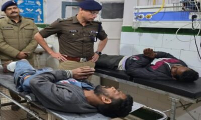 काशीपुर पुलिस और एसओजी टीम की मुठभेड़ में दो गौ तस्कर घायल , दो फरार…..